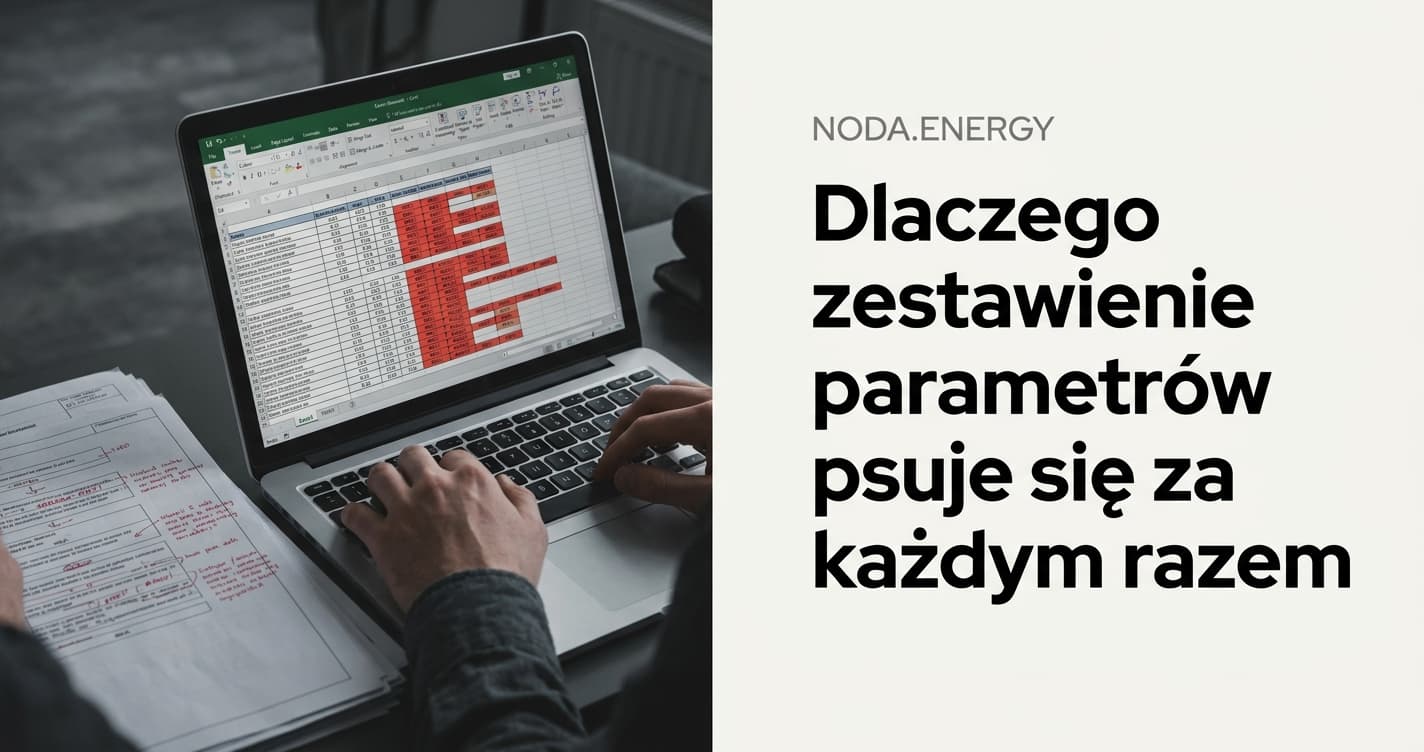 Dlaczego zestawienie parametrów psuje się za każdym razem, gdy operator wysyła rewizję