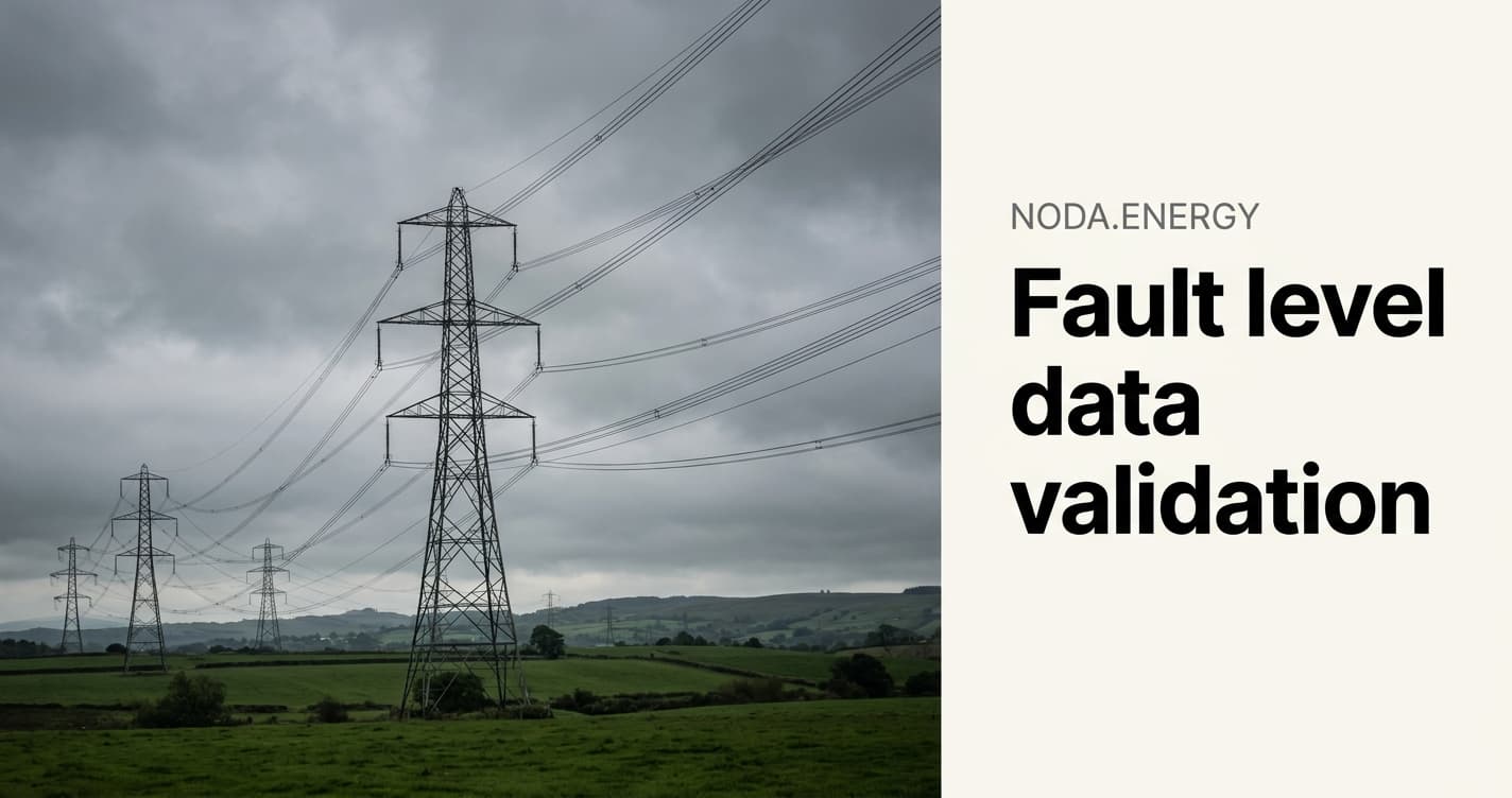 Fault Level Data Validation for Connection Studies